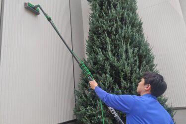 エディオン、4月から外壁クリーニング開始　足場を組まずに手軽に施工