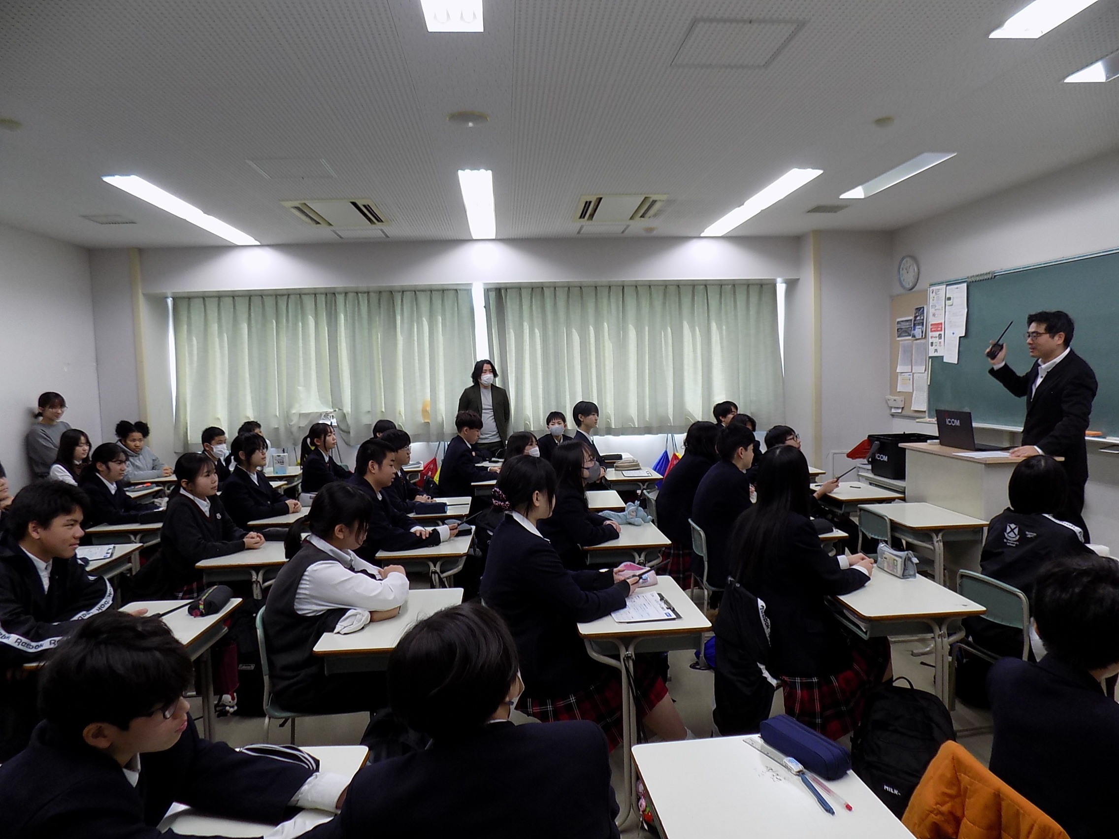 デモ授業の様子