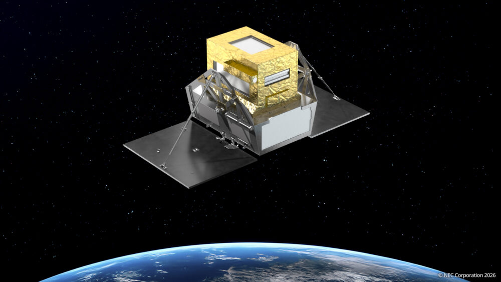 NEC、光通信衛星コンステ向け機器設計を完了27年度打ち上げ、小型実証衛星で要素技術検証