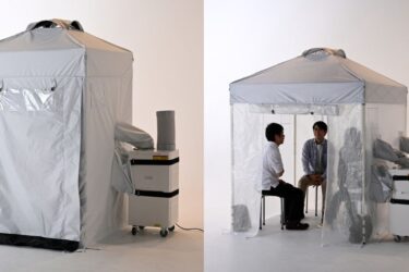 山善、移動式シェルター開発　作業現場の熱中症対策に　体冷やす応急対応プールも