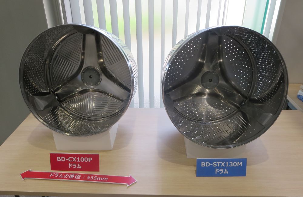 従来機種と同サイズの大径ドラムを採用