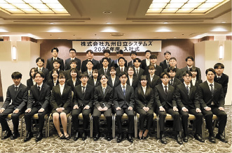 【九州・沖縄地区特集】九州日立システムズ、新入社員38人に期待　新社長が掲げる“信頼を基盤にした成長”