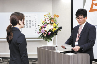 【九州・沖縄地区特集】BCC、創立60周年で入社式　IT人材に三つの力求める