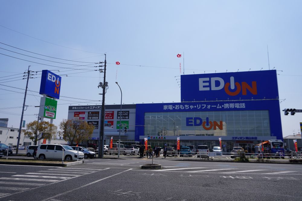 3日にオープンしたエディオン岡山本店