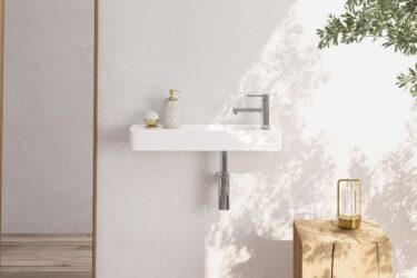 小型で上質なデザインの手洗い器発売、玄関や廊下にも設置可能　ミラタップ
