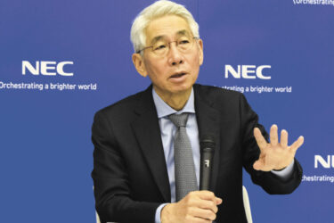 【業界のキーマンに聞く】NEC・森田隆之社長兼CEO　AI時代の成長へ事業変革加速
