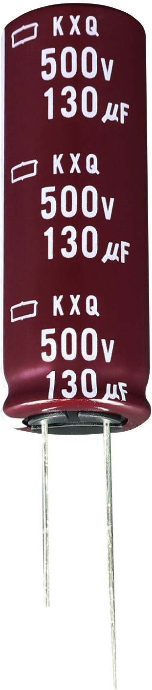 日本ケミコン、リード形アルミ電解コンデンサー「KXQシリーズ」の電圧・サイズ範囲を拡大