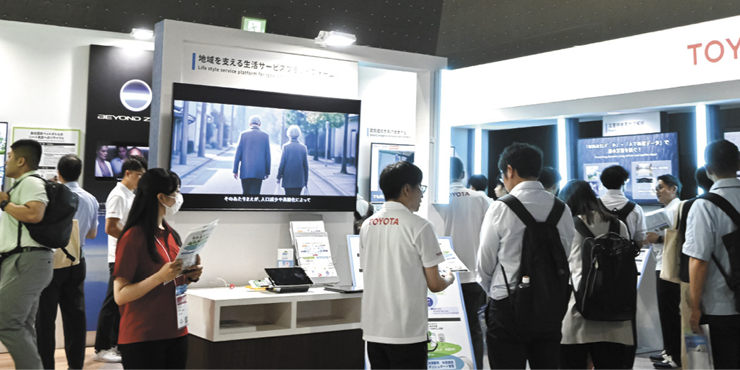 前回の「人とくるまのテクノロジー展 NAGOYA」の様子（2025年7月、愛知県国際展示場）