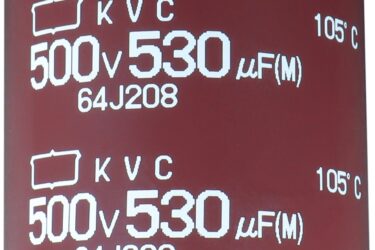 日本ケミコン、基板自立形アルミ電解コンデンサー　5月から量産、容量1割増