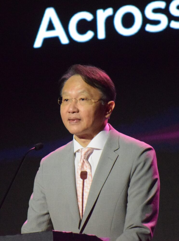 TCAの陳理事長もあいさつに立った