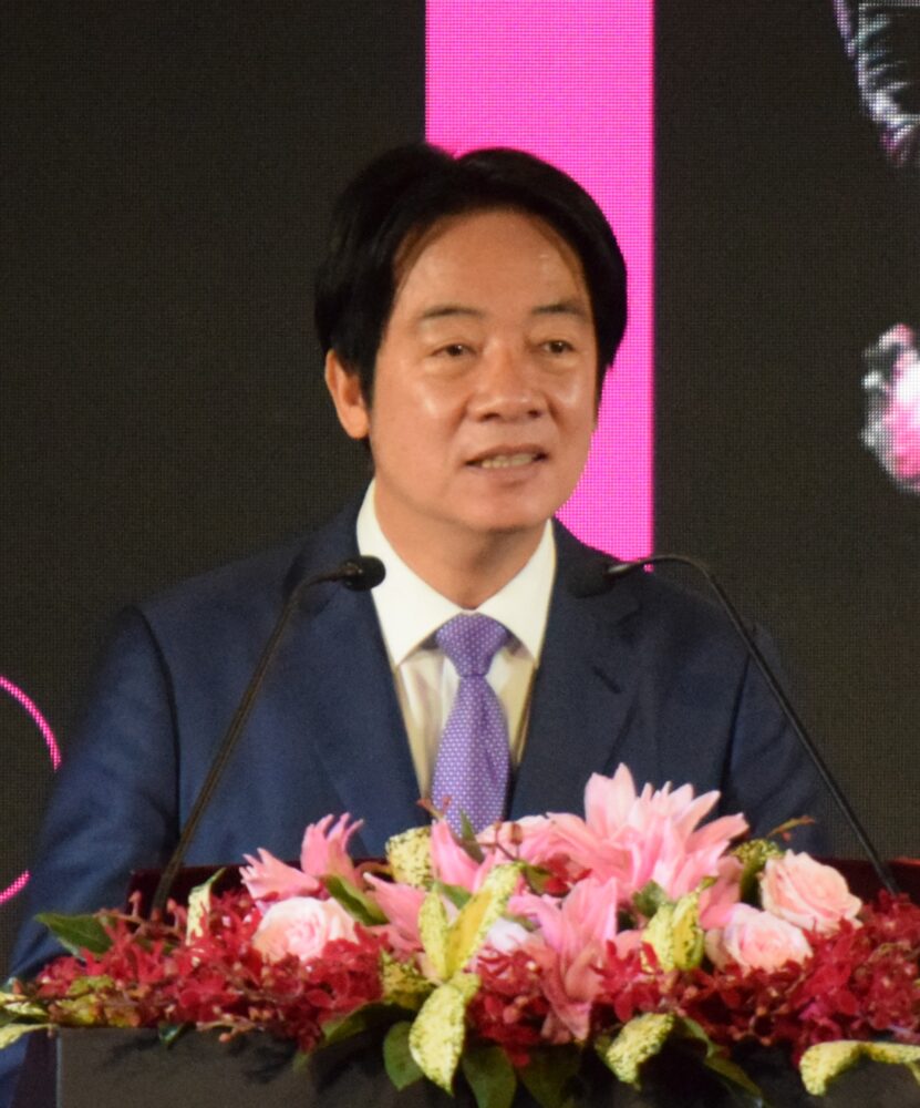 頼総統も駆け付け、祝辞を述べた