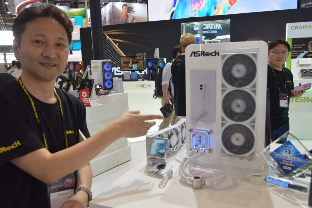 【COMPUTEX2026】アスロック、AI時代へ製品群拡張　PCからサーバーまで横断　柔軟設計で独自性打ち出す
