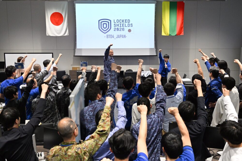 Locked Shields 2026の日本チームの様子