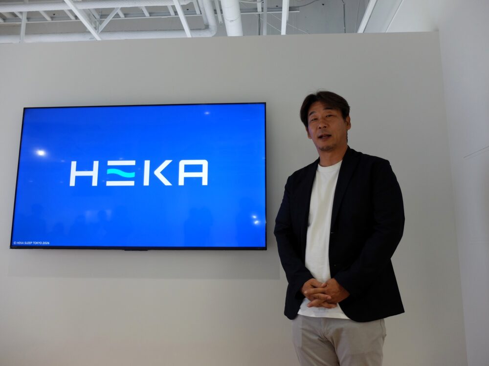 AIマットレスの拡大に期待を寄せる佐藤社長