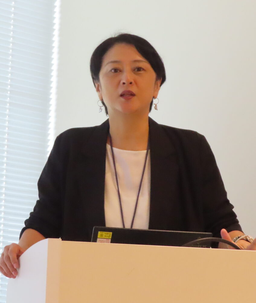 CTCひなりの事業活動を説明する芝社長