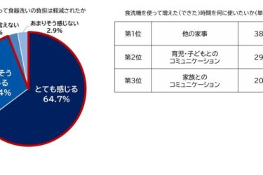 食洗機への満足度9割超え　苫小牧市とパナソニック、実証結果を公表
