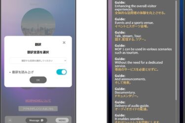 スマホ向け音声ガイドにリアルタイムAI翻訳　多言語ツアー運営を効率化　パナソニックEW