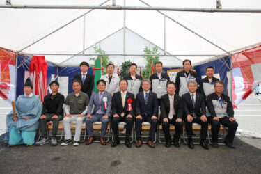 九州テン、佐世保工場の倉庫棟増設に伴う安全祈願祭　60周年見据え次の成長へ