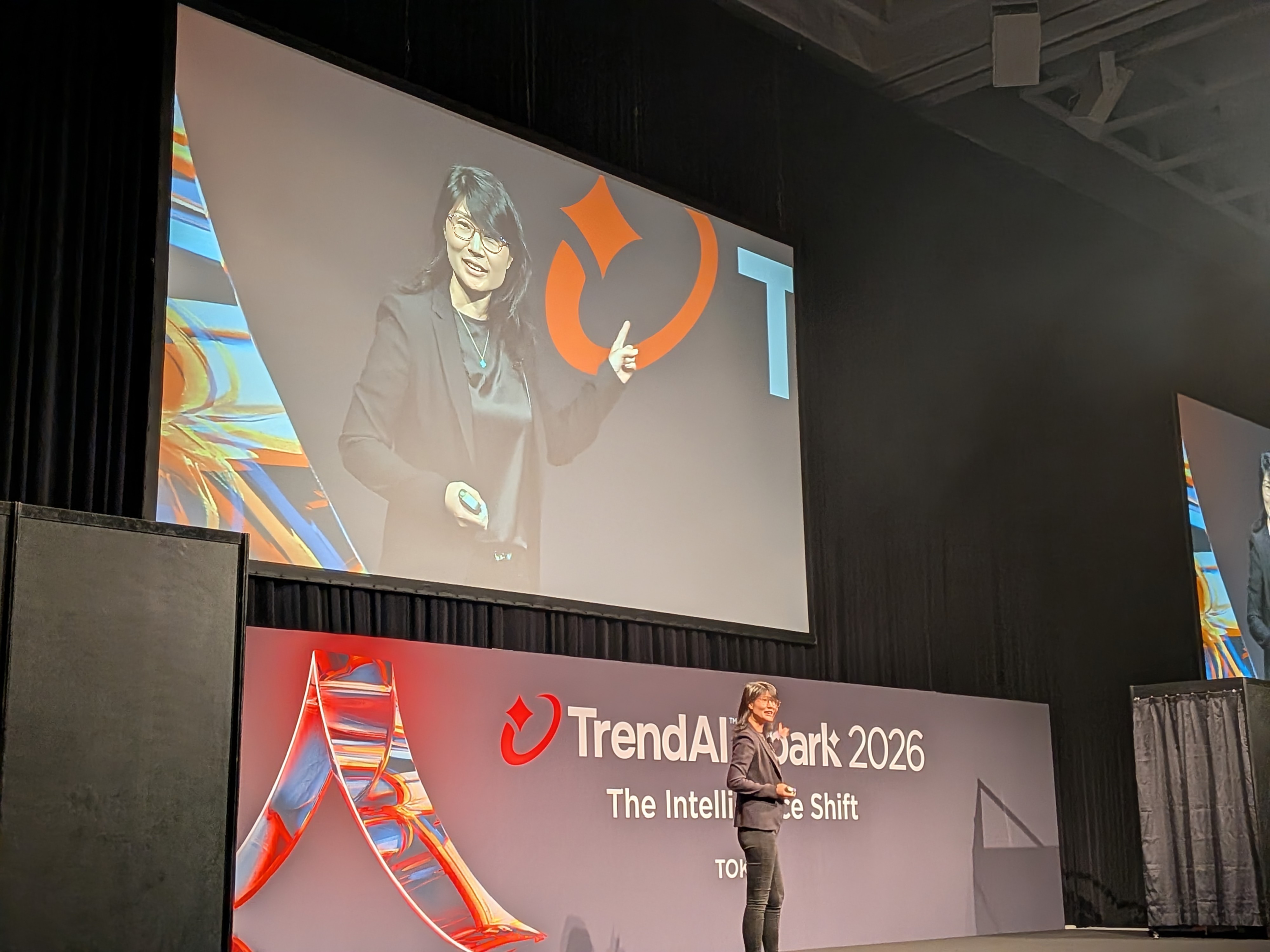 「TrendAI Spark 2026」の基調講演に臨むレイチェル・ジン氏