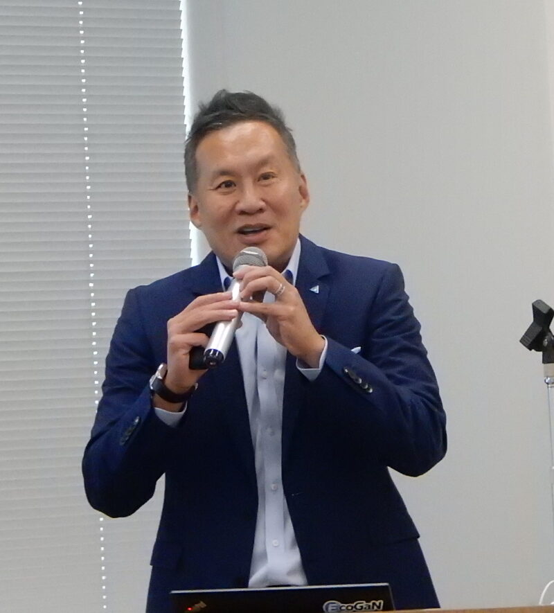 デルタ電子の華社長は、パワーアーキテクチャーの進化について解説