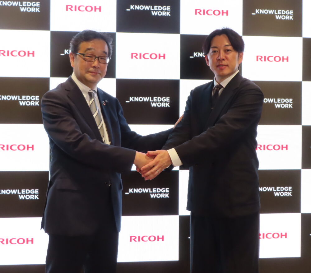 リコージャパン、ナレッジワークと資本業務提携　AIで営業改革、年内に第1弾サービス