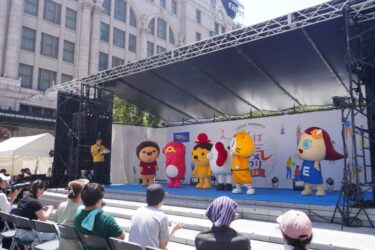エディオン、大阪・なんばで街フェス　パートナー企業がステージパフォーマンス