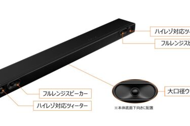 レグザ、サウンドシステム発売　広がりと厚みのある音質実現