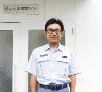 住友ベークライト光回路事業開発部の金田開発部長