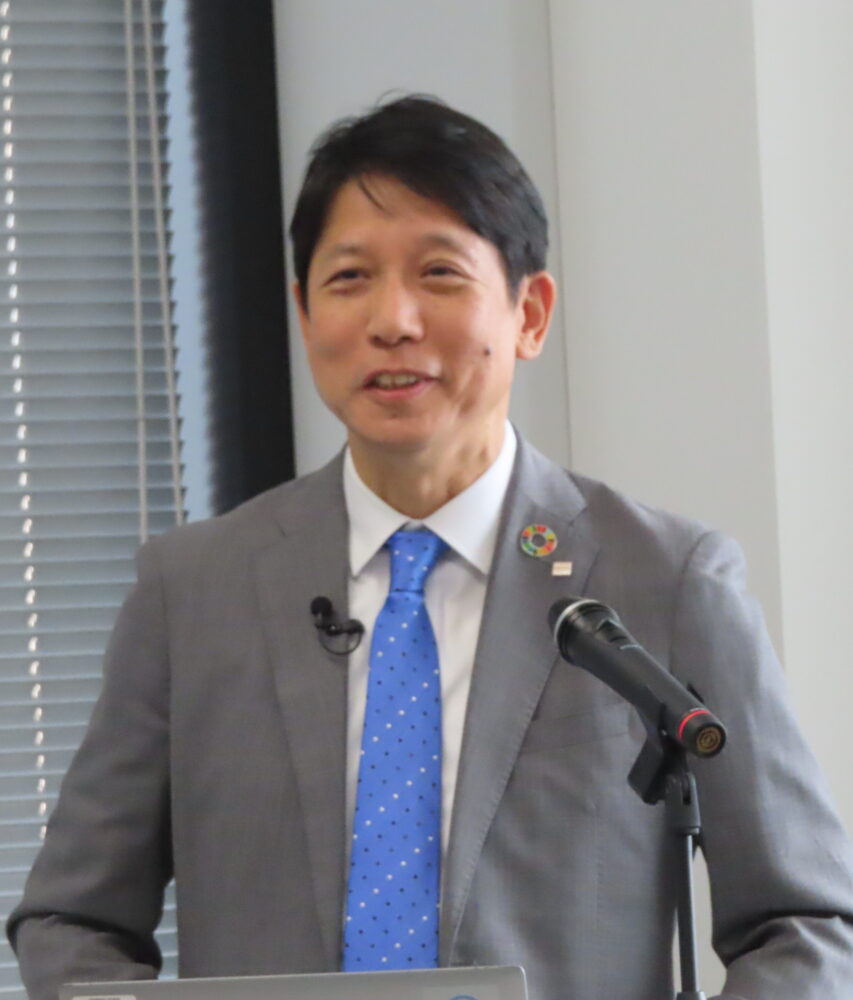 RGC戦略を話す宮尾上席執行役員