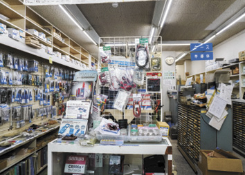電子部品の売り場