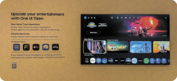 CES 2026に展示された Tizen OS上のFASTサービス「Samsung TV Plus」