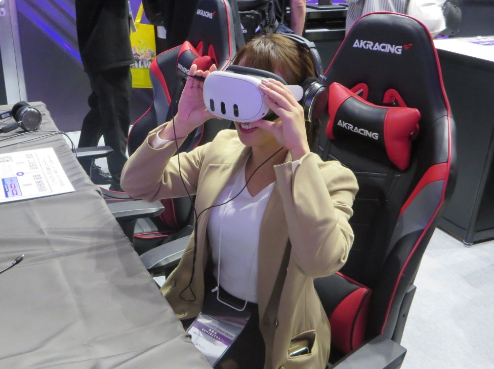 VR視聴体験も実施
