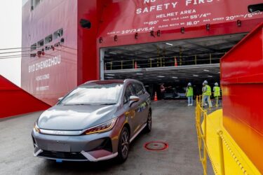 中国BYDのEV販売、8月は過去最高の44万台　輸出台数も記録更新