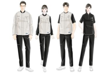 デクセリアルズ、社員のデザインから誕生した新しい作業服の運用を開始