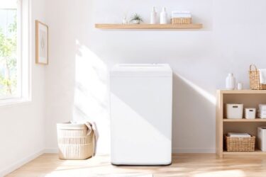 エディオン、ローボディ設計の全自動洗濯機　槽の底まで手が届きやすく