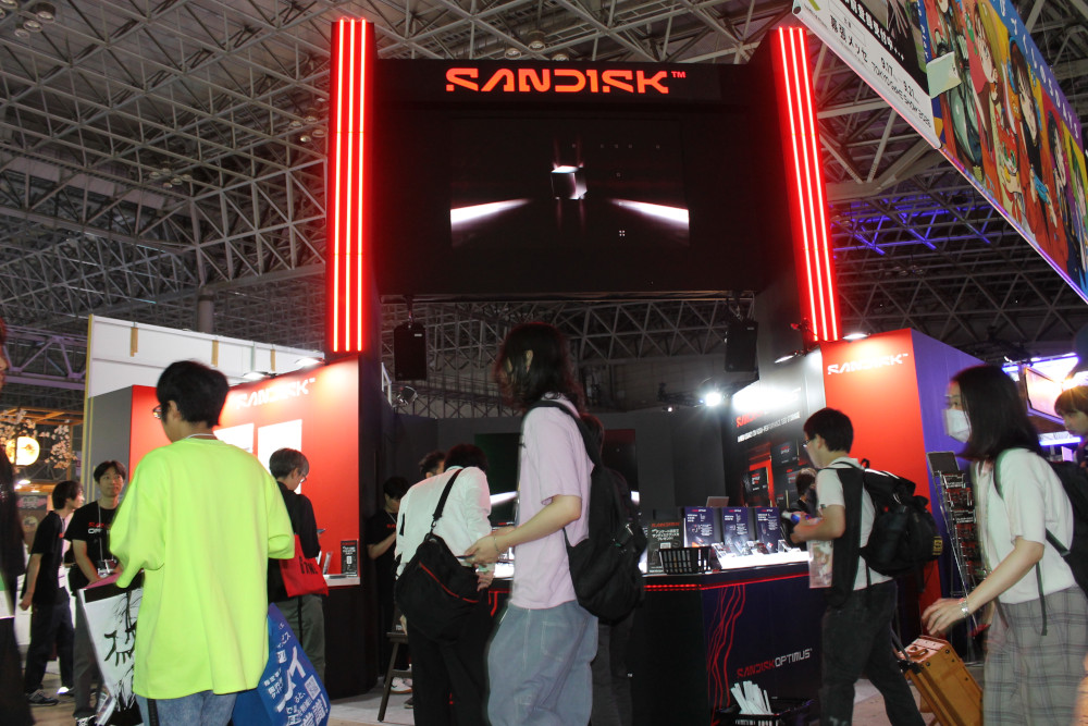 SanDiskの展示