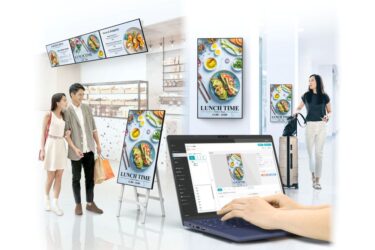 クラウドサイネージ提供開始 、1万台規模を一元管理　シャープ