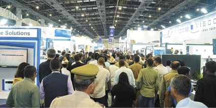 会期3日間で5万人以上が来場し、インド電子産業の盛況ぶりがうかがえた（写真提供＝MMG）
