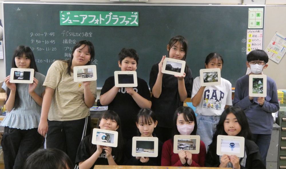 撮影を楽しんだ子どもたち