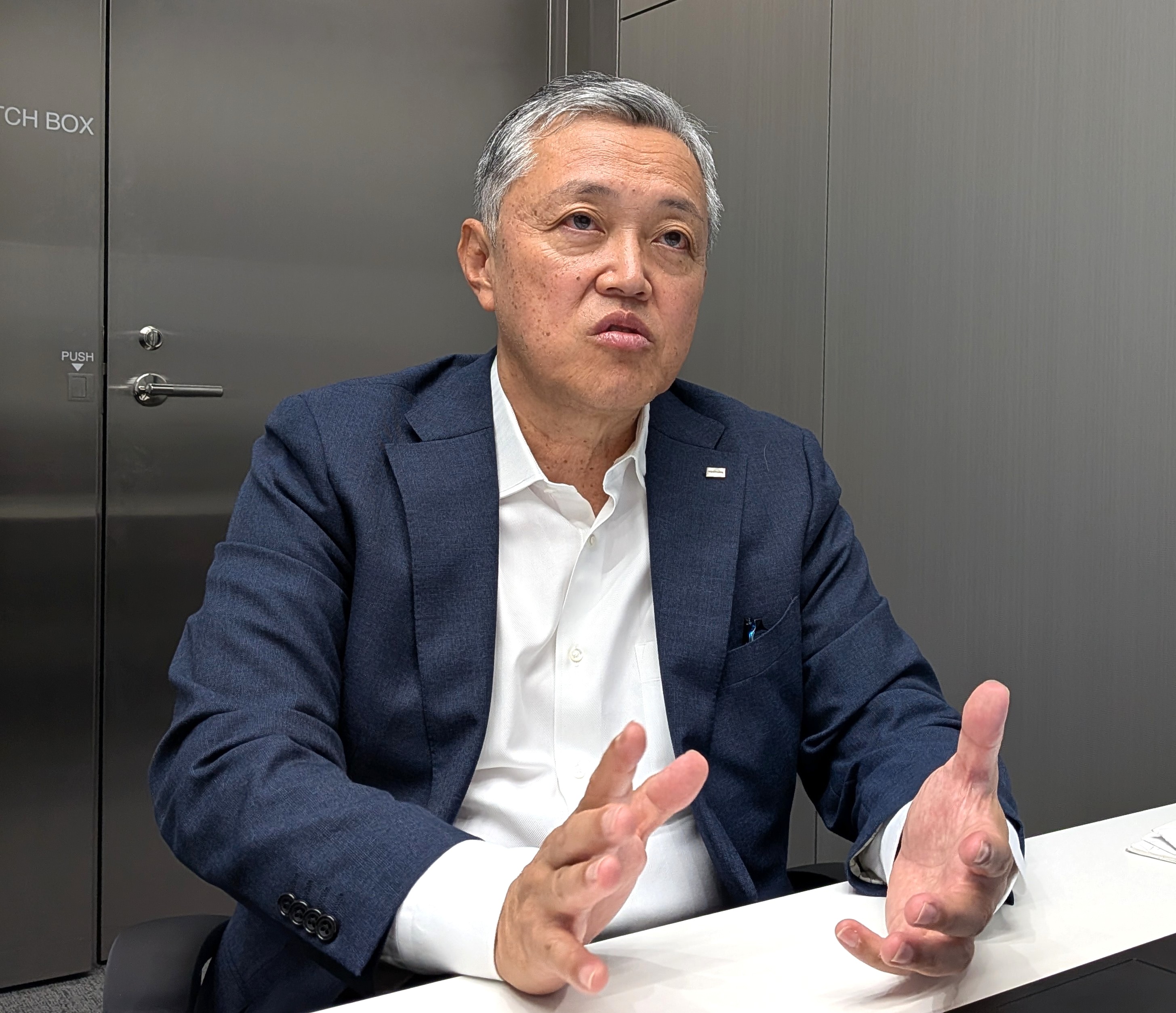 取材に応じる東芝ICTソリューション事業部の多田氏
